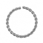 Roestvrij stalen (RVS) stainless steel onderdelen buigring Silver