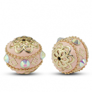 Bohemian kralen Ros&eacute; goud