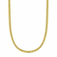 Roestvrij stalen (RVS) Stainless steel kettingen Gold