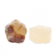 Natuursteen kralen agaat bloem Multicolour