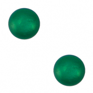4 mm Soft cabochon "Birthstones" May Polaris SS16 shiny Dark green