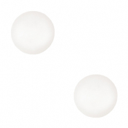 4 mm Soft cabochon "Birthstones" April Polaris SS16 shiny White