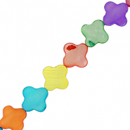 Schelp kralen klaver Multicolour
