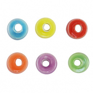 Kralen keramiek disc Multicolour