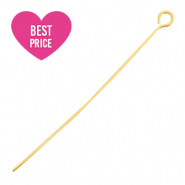 Roestvrij stalen (RVS) stainless steel onderdelen kettelstift 50mm Goud