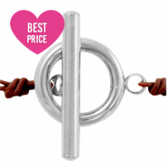 Roestvrij stalen (RVS) Stainless steel onderdelen kapittelslot Zilver