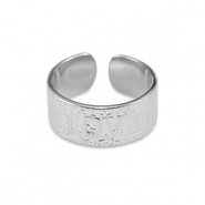 Roestvrij stalen (RVS) Stainless steel ringen ''Love'' Silver