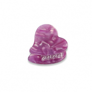 Haaraccessoires haarklem hart Purple