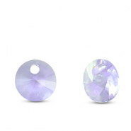 Hangers van Crystal glas rond Light purple