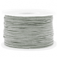 Waxkoord 1mm Grey