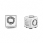 Letterkralen DQ metaal O Antiek zilver (nikkelvrij)