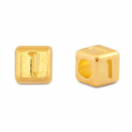 Letterkralen DQ metaal 1 Goud (nikkelvrij)