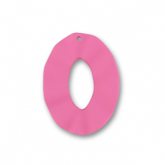 Acryl hangers ovaal Magenta pink
