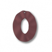 Acryl hangers ovaal Dark red-brown
