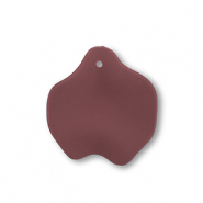 Acryl hangers blad Dark red-brown