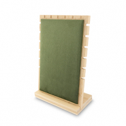 Sieraad display voor kettingen Natural-olive green