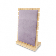 Sieraad display voor kettingen Natural-lilac purple