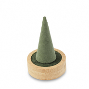 Sieraad display voor ringen Natural-olive green