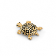 Broches schildpad Gold-black-grey