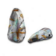 Zoetwaterparels irregular Dark grey-brown