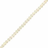 Top Facet kralen 6x4mm disc Transparent