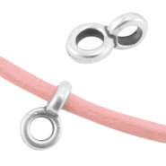 DQ metaal hanger met oog &Oslash;2.2mm Antiek zilver (nikkelvrij)