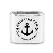 Schuivers DQ metaal anker Mix & Match Antiek zilver (nikkelvrij)