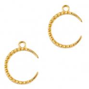 Bedels DQ metaal maan Goud (nikkelvrij)