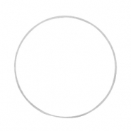 Onderdelen DQ metaal dichte ring 30mm Antiek zilver (nikkelvrij)