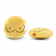 Kralen DQ metaal borsten Goud (nikkelvrij)