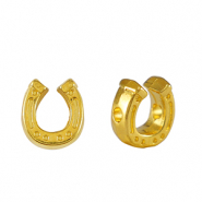 Kralen DQ metaal hoefijzer Goud (nikkelvrij)