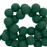 4 mm acryl kralen Dark green