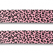 Bandana luipaard Pink-black