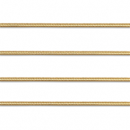 Roestvrij stalen (RVS) Stainless steel onderdelen jasseron snake Gold