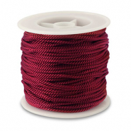 Trendy koord 2mm Dark red