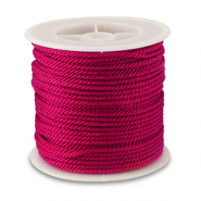 Trendy koord 2mm Magenta pink