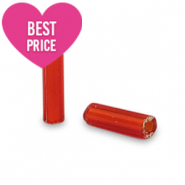 Glaskralen Rocailles Special Bugles Red