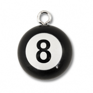 Statement hangers 8-ball Black-white