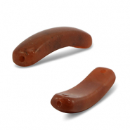 Natuursteen tussenstuk aventurijn kwarts Red-brown