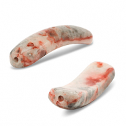 Natuursteen tussenstuk crazy lace agaat Multicolour grey/beige/white/red