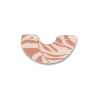 Polymeer hangers boog Light peach pink-light brown