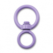 Gekleurde onderdelen sleutelhanger rond Purple