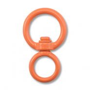 Gekleurde onderdelen sleutelhanger rond Orange