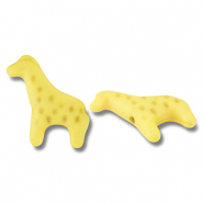 Kralen keramiek giraffe Yellow