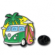 Pins vacation Green-pink-yellow
