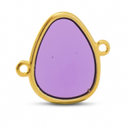 Bedels DQ metaal tussenstuk Purple-Goud (nikkelvrij)