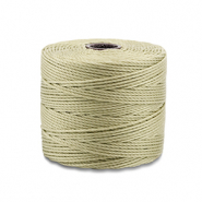 Nylon S-Lon draad 0.5mm Light khaki