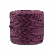Nylon S-Lon draad 0.5mm Aubergine