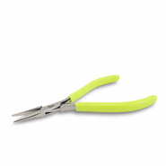 Beadsmith puntbek tang met veer Neon yellow-silver