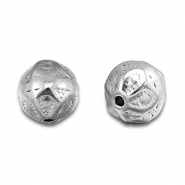 Roestvrij stalen (RVS) Stainless steel kralen rond Silver